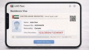 Where Is Visa Number UAE?
