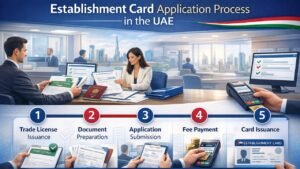 establishment card application process